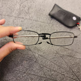 Ready Blue-cutFolding Reading Glasses with Case