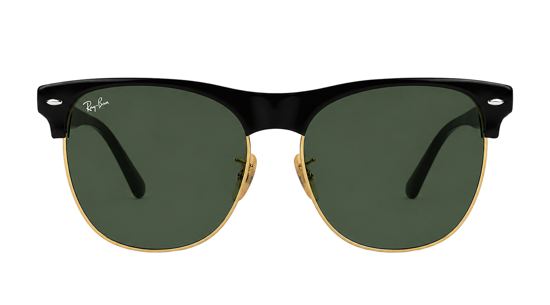 RB4175 Black / Gold / Green Lens sunglasses front