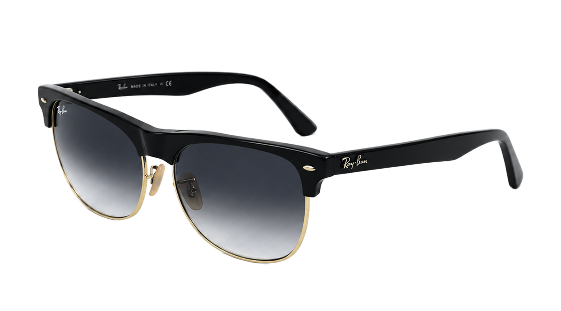 RB4175 Black / Gold / Blue Gradient sunglasses angle