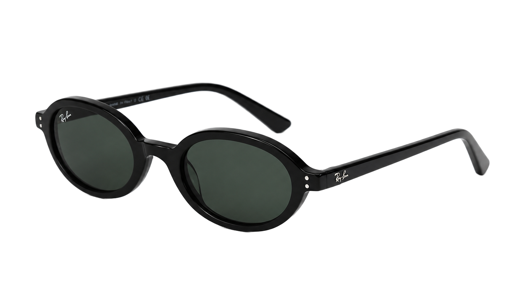 RB4472 Black / Green Lens sunglasses angle
