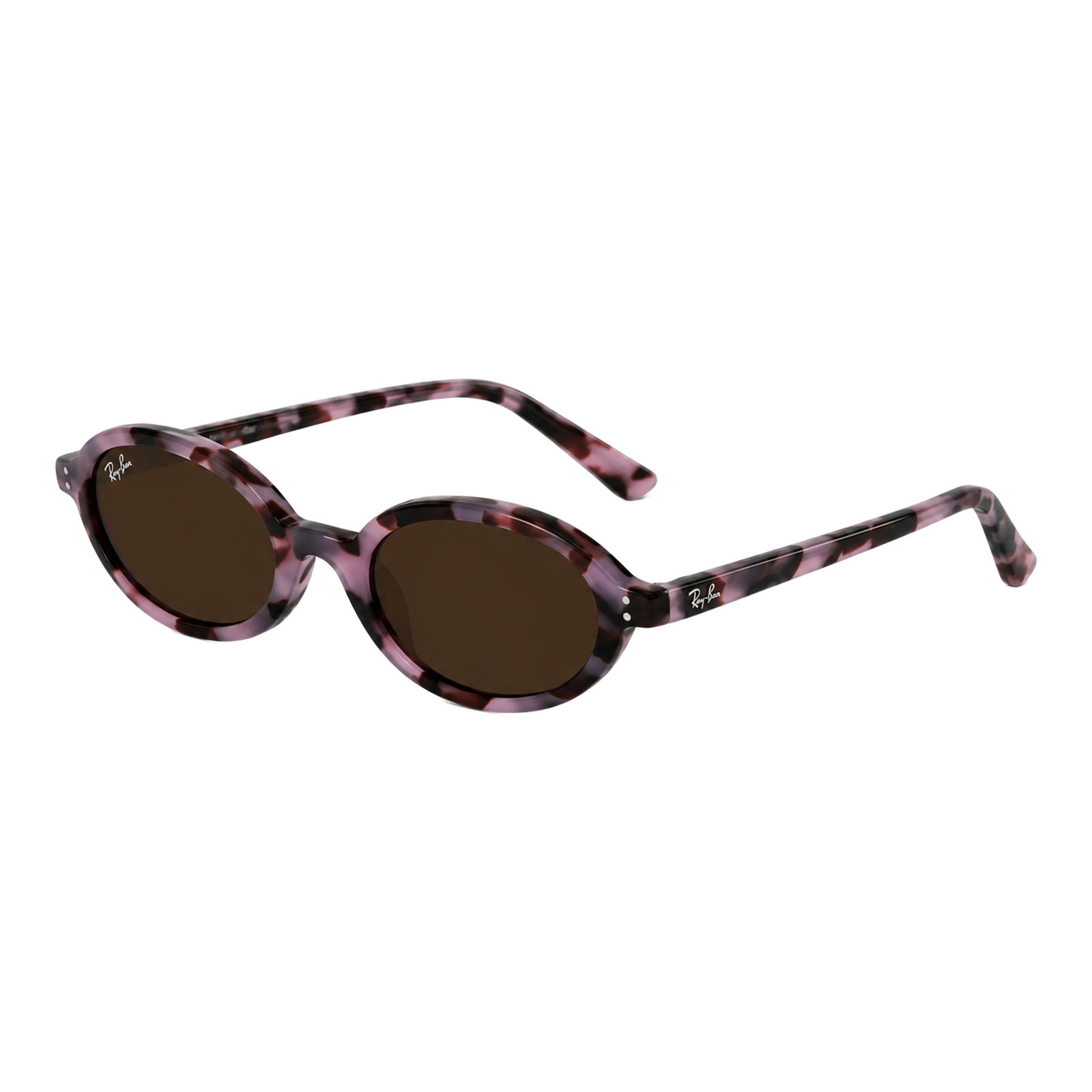 RB4472 Pink Tortoise / Brown Lens sunglasses angle alternate detail