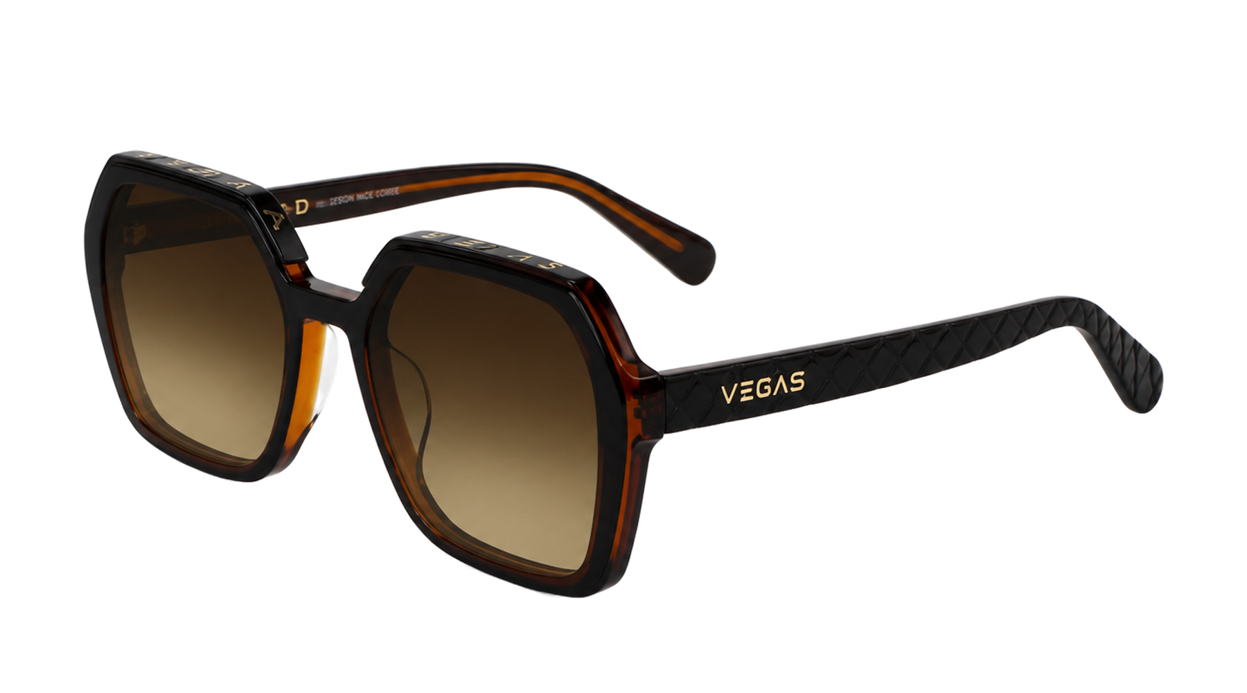 VG8602 Brown Tortoise sunglasses angle