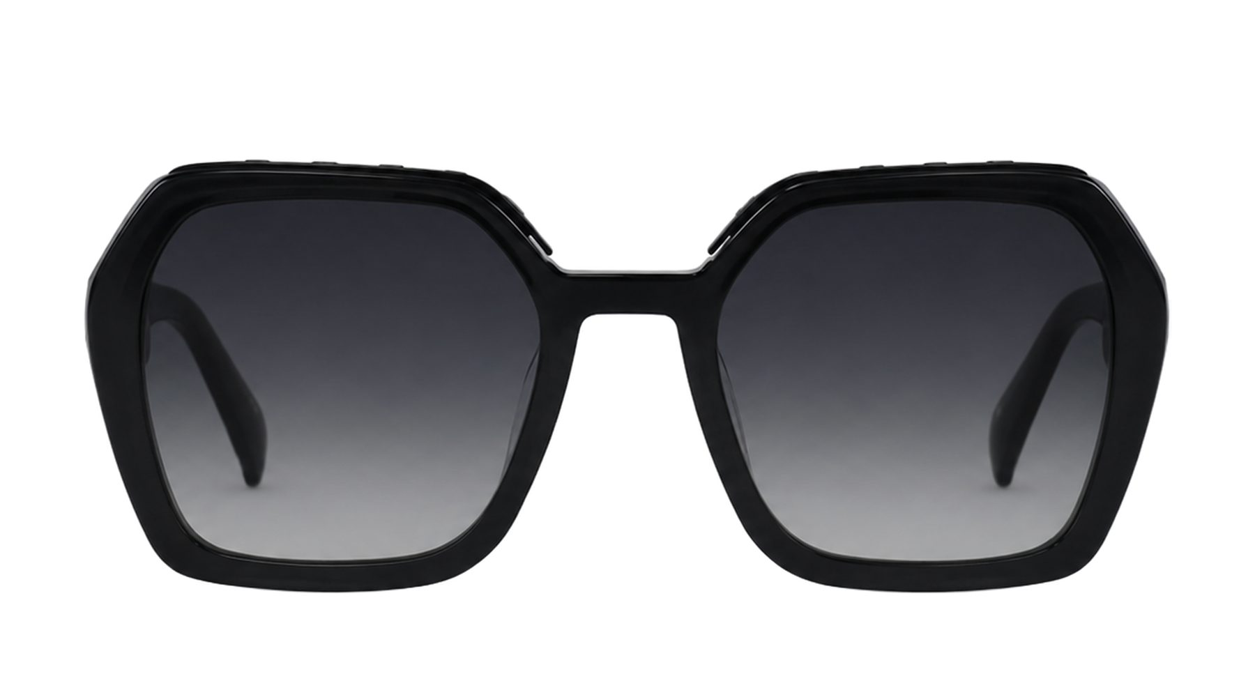 VG8602 Black sunglasses front