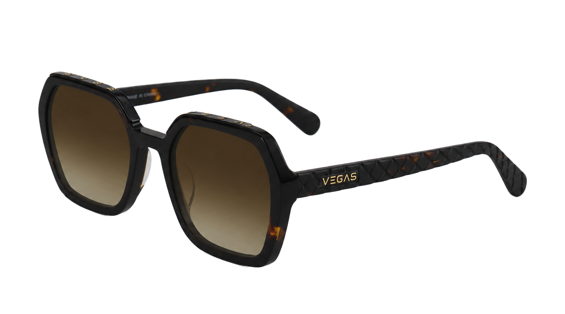 VG8602 Tortoise / Brown Gradient sunglasses angle