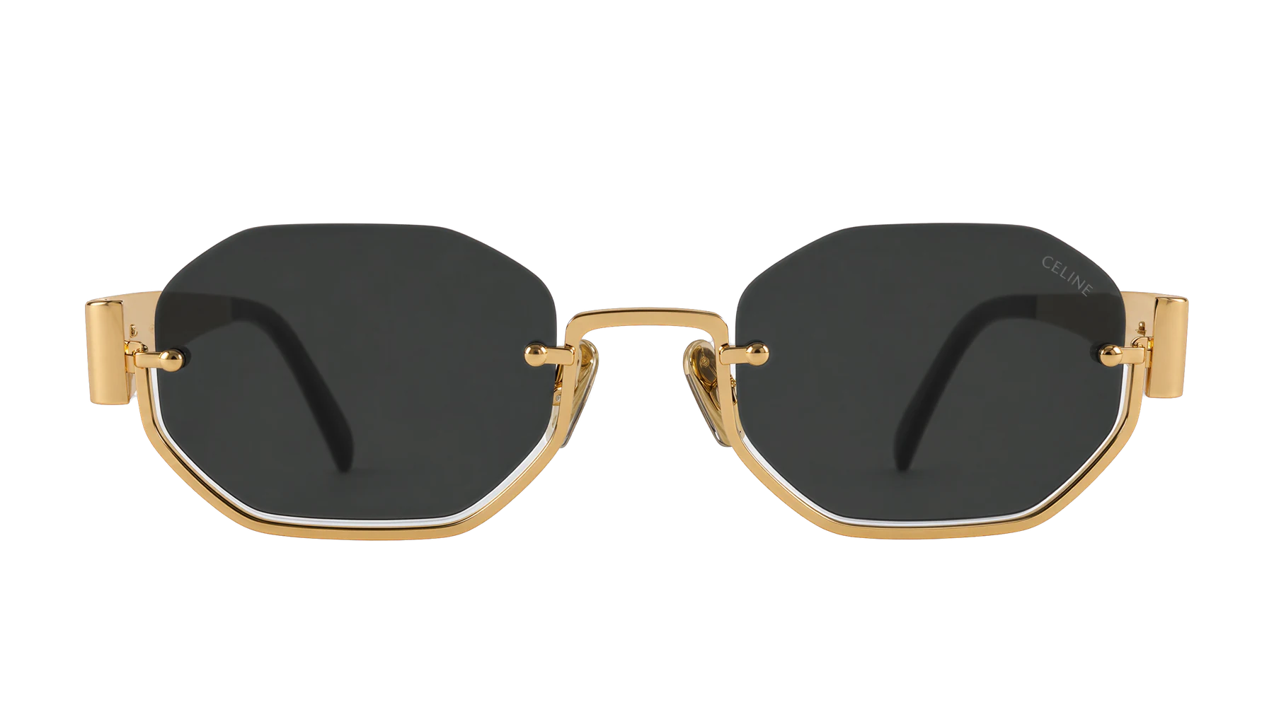CL42118U Sunglasses Gold / Black — Front
