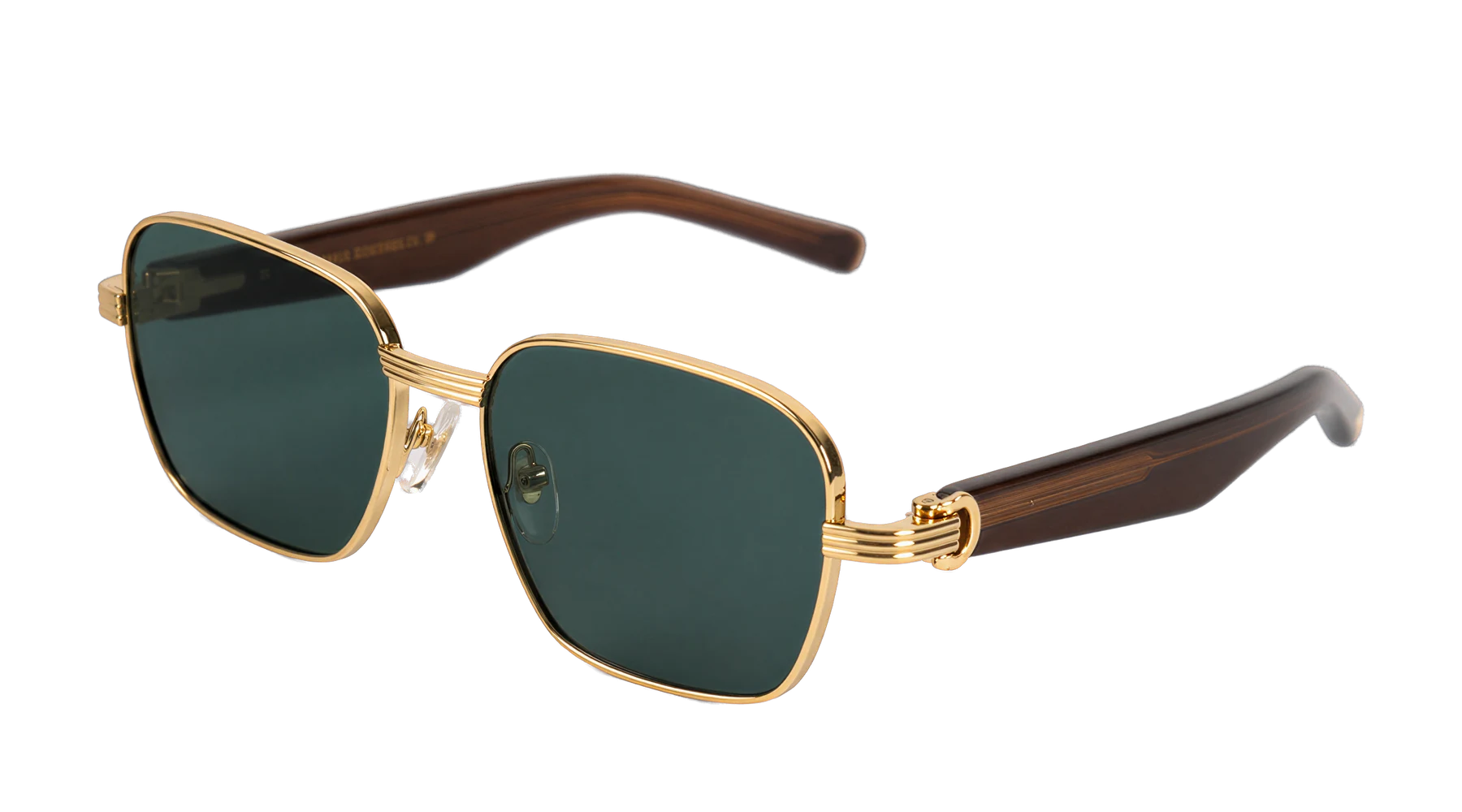 CT0538S Sunglasses Gold / Brown / Green — Angle