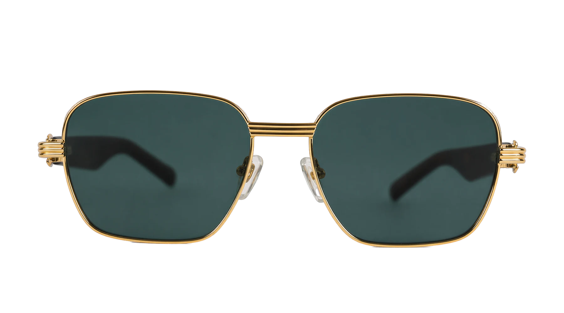 CT0538S Sunglasses Gold / Brown / Green — Front