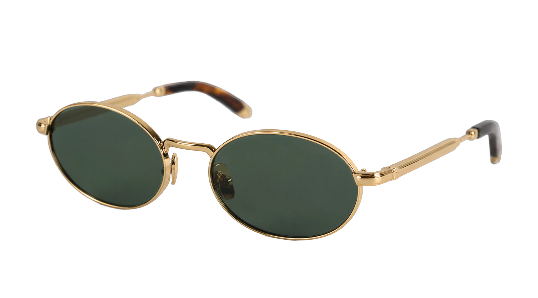PA-FE-Z57 Sunglasses Gold / Green — Angle