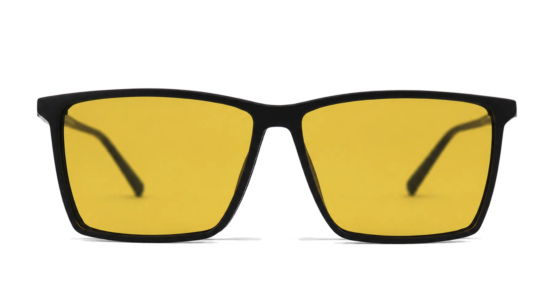 V1978 Clip-On Set Black — Yellow attached