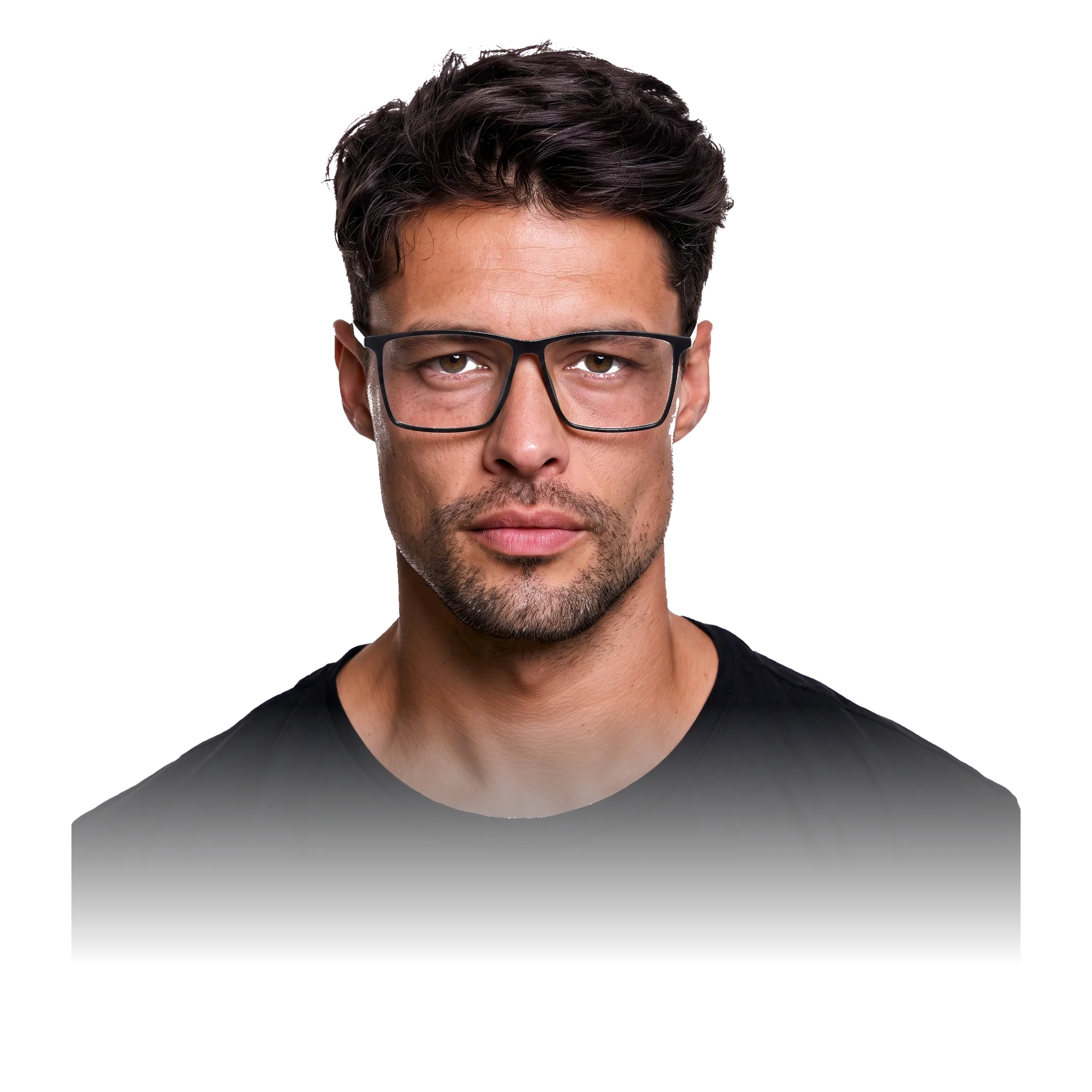 Model wearing V1978 — Frame Clear