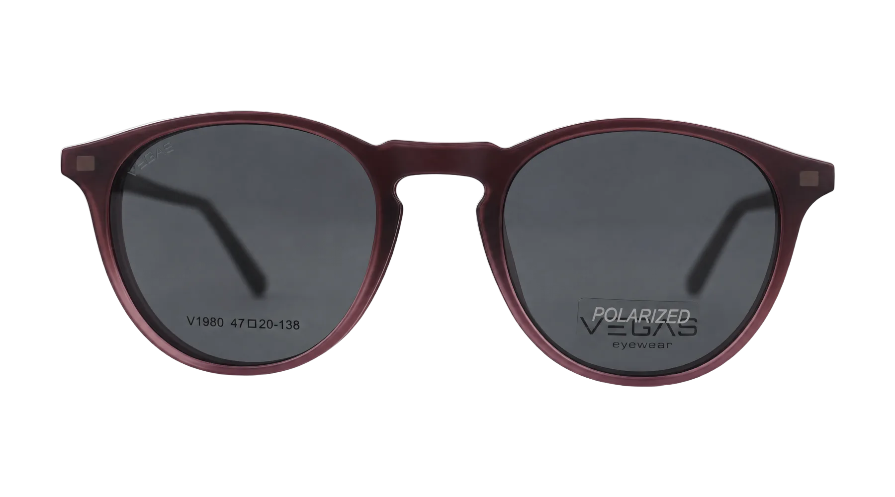 V1980 Clip-On Set Maroon — 1x Smoke Clip