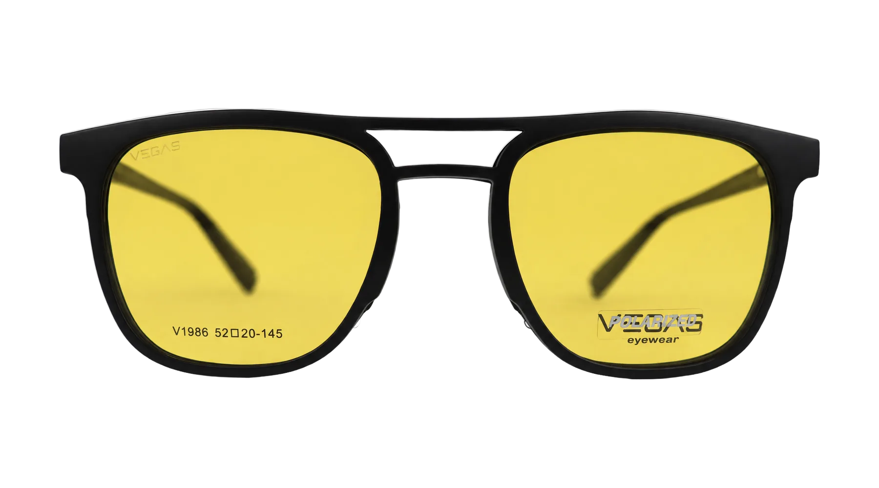 V1986 Clip-On Set Black — 1x Yellow Clip