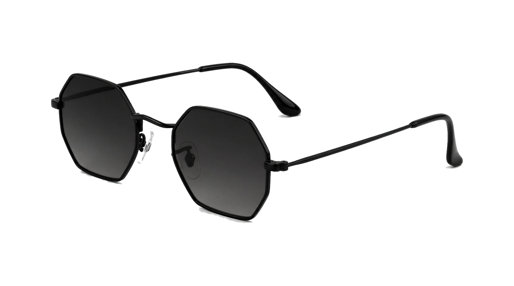 V2023 Sunglasses Black / Smoke — Angle