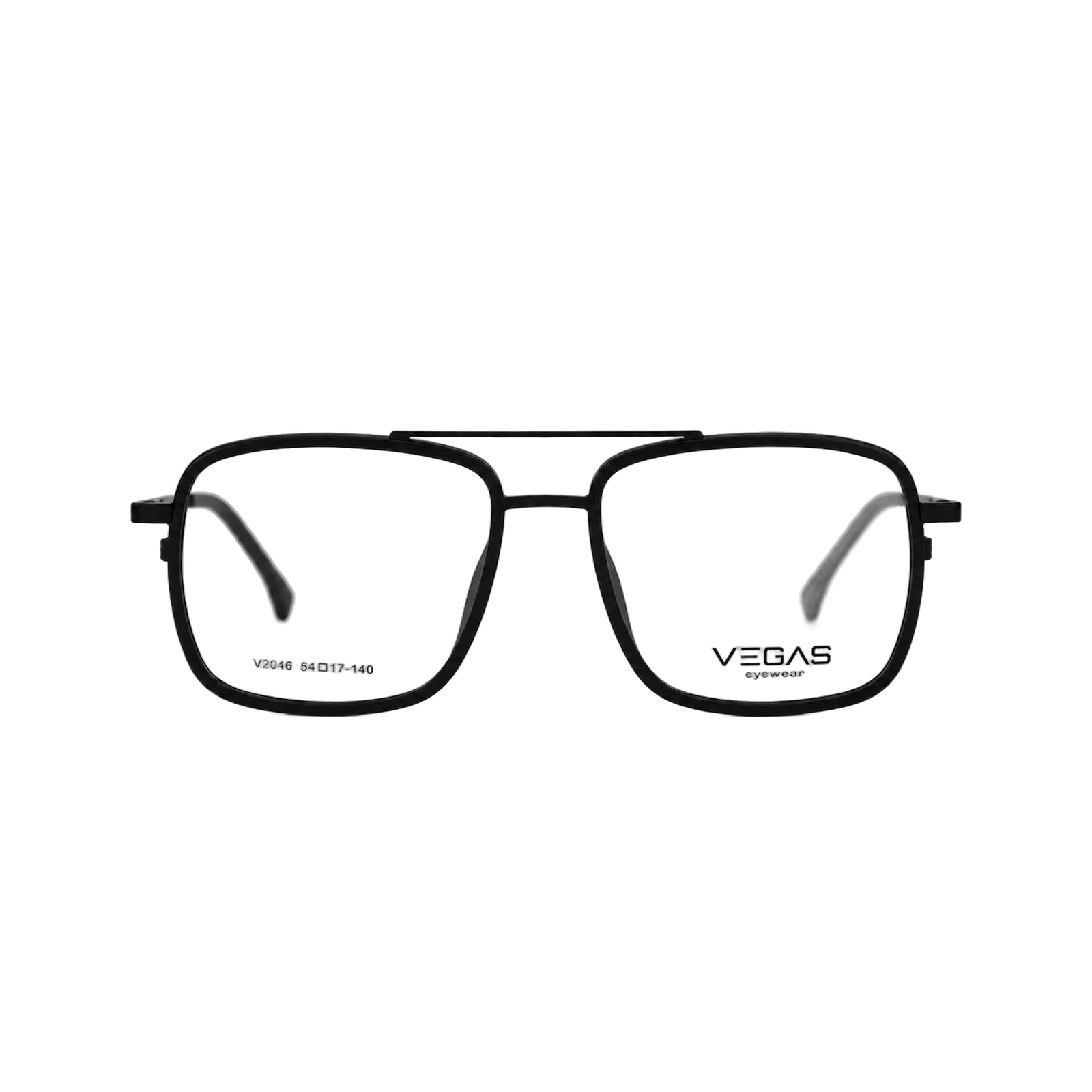 V2046 Clip-On Set Black — 1x Optical Frame