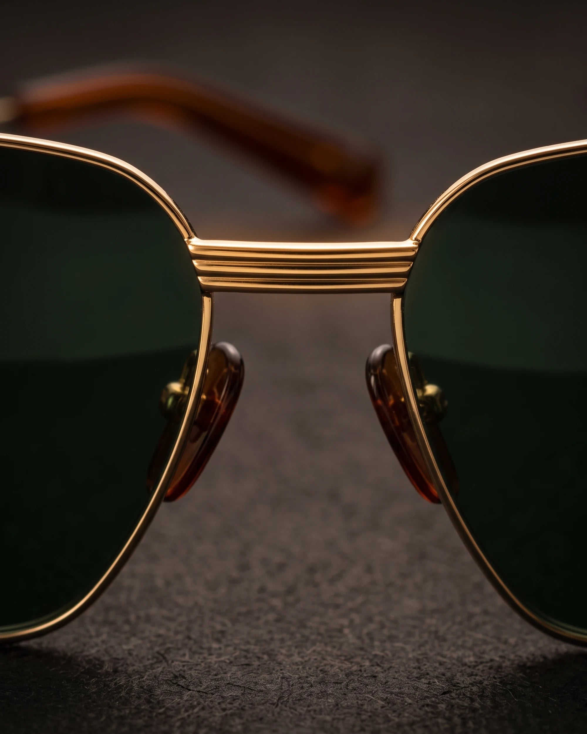 CT0538S Sunglasses Gold / Brown / Green — Bridge and Lenses