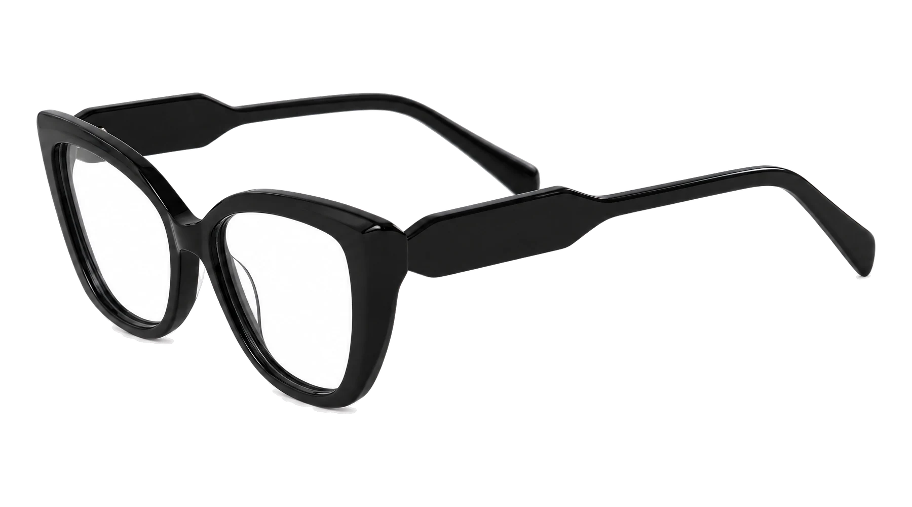 M023 Eyeglasses Black — Angle