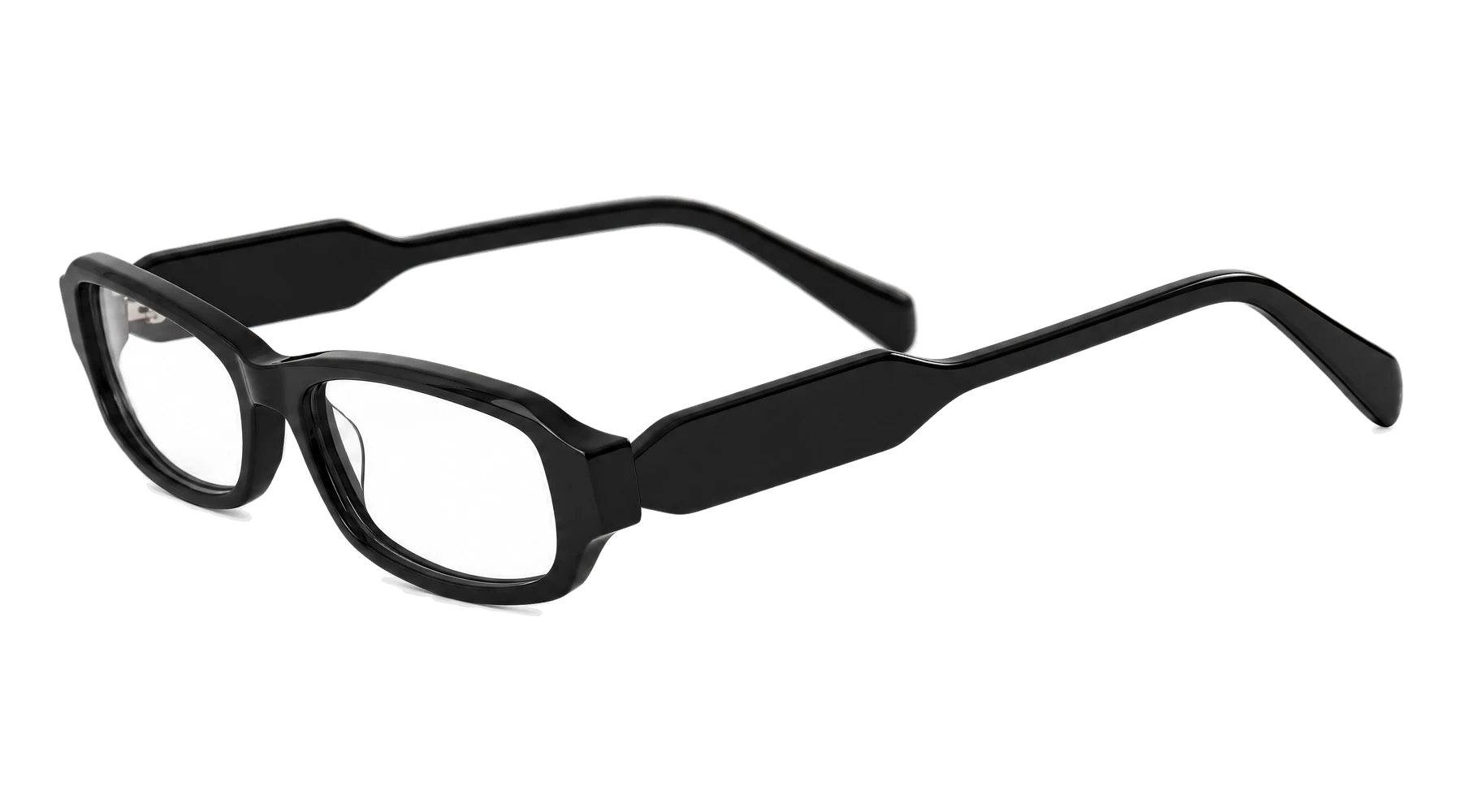 M026 Eyeglasses Black — Angle