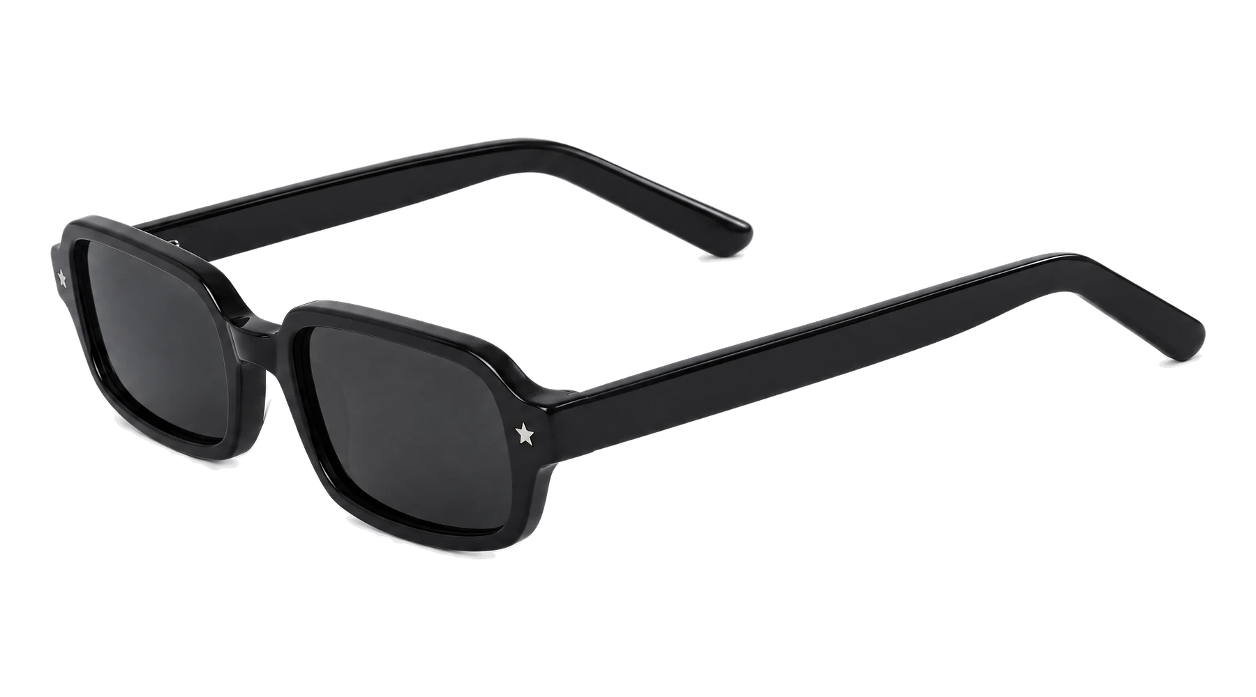 MT007 Sunglasses Black — Angle