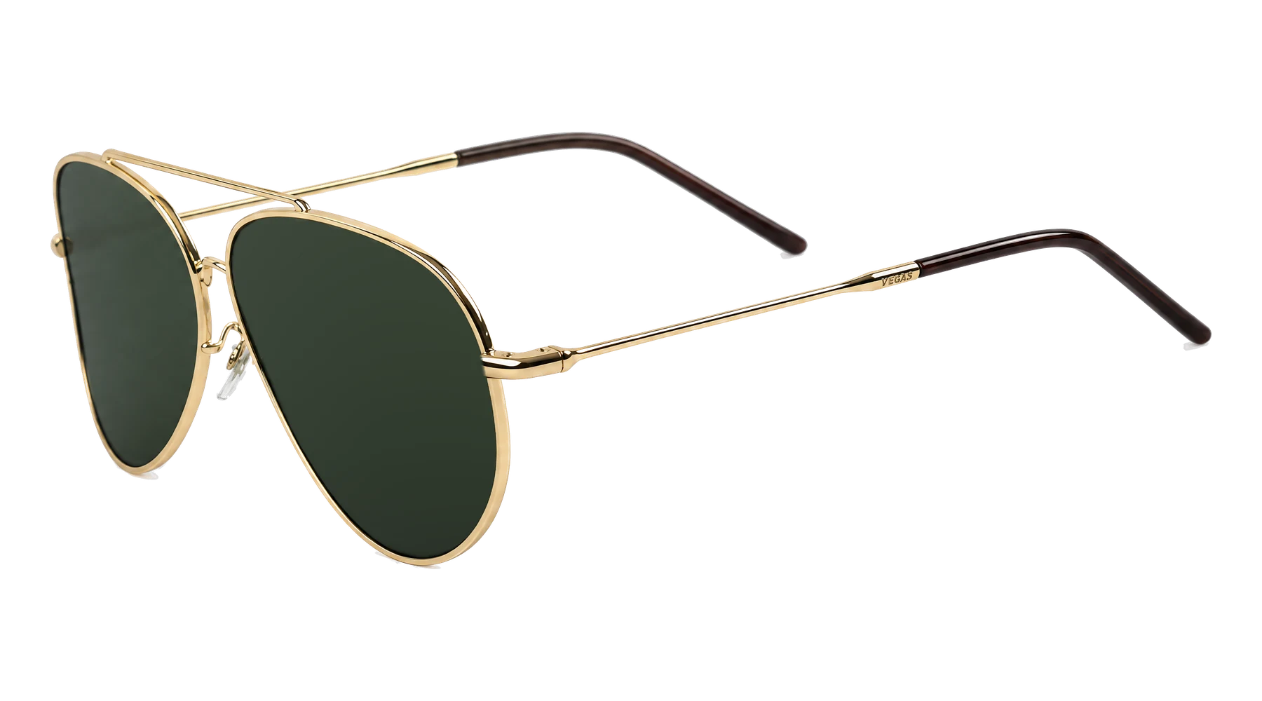 VEGAS R0101S Gold / Green — Angle