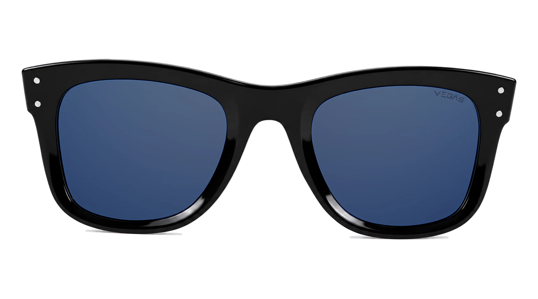 VEGAS R0502S Black / Blue Mirror — Front