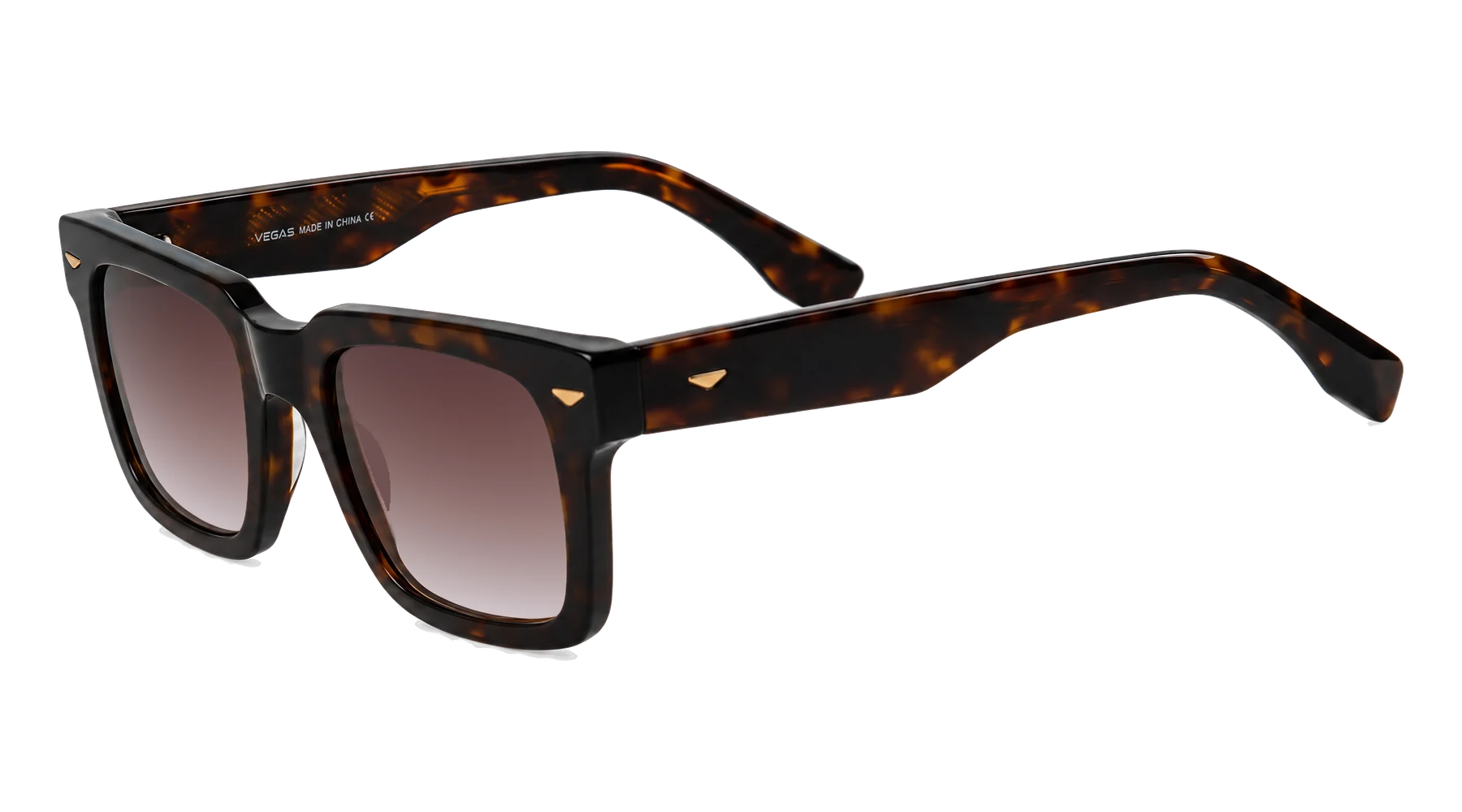 VEGAS SPLQ88 Tortoise / Brown Gradient — Angle